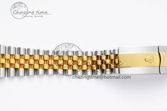 MiroTime 0124 Breathable DateJust 41 SS YG Polished Bezel KING 1:1 Best Edition 904L Steel YG Dial on Jubilee Bracelet VR 2221